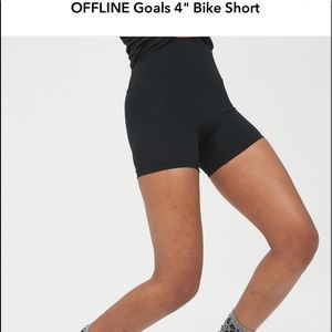 NEVER WORN AERIE BLACK BIKER SHORTS!!!